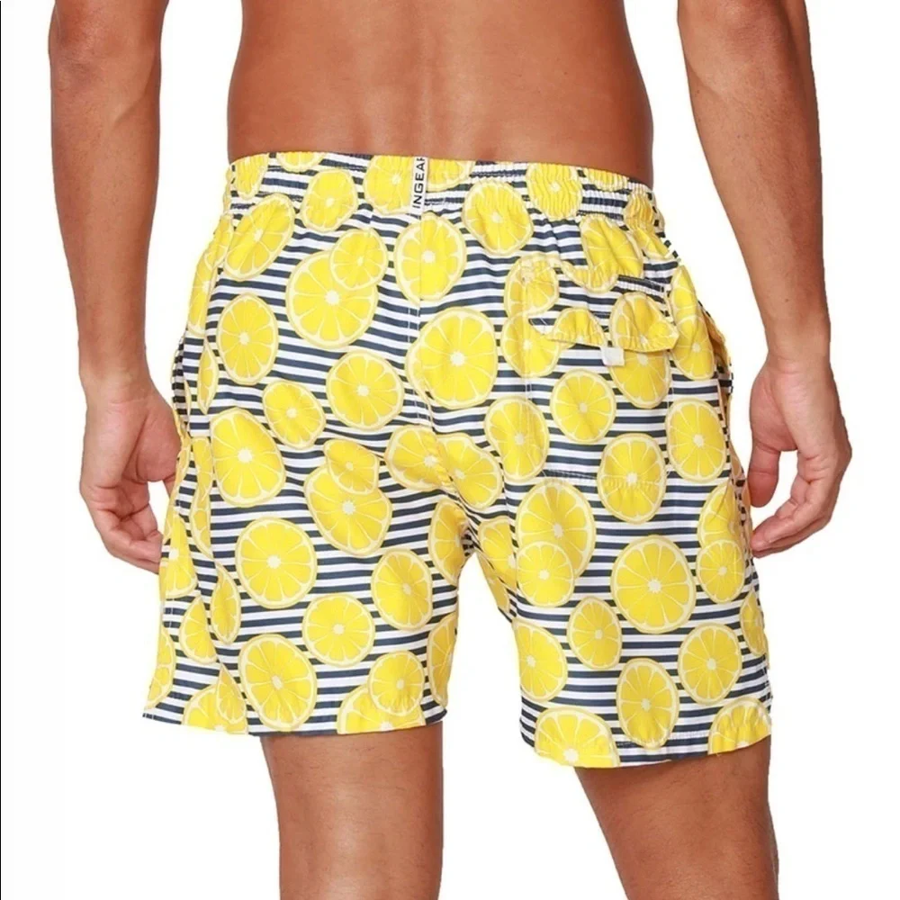 Ingear Lemon print Swim Trunks - Picture 2 of 10
